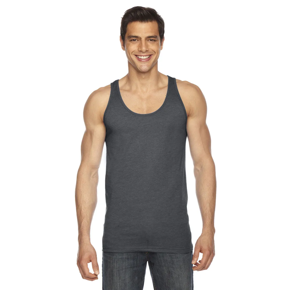 American Apparel Unisex Asphalt Poly-Cotton Tank