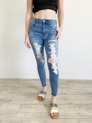 American Eagle Hi-Rise Jeggings 6 Regular