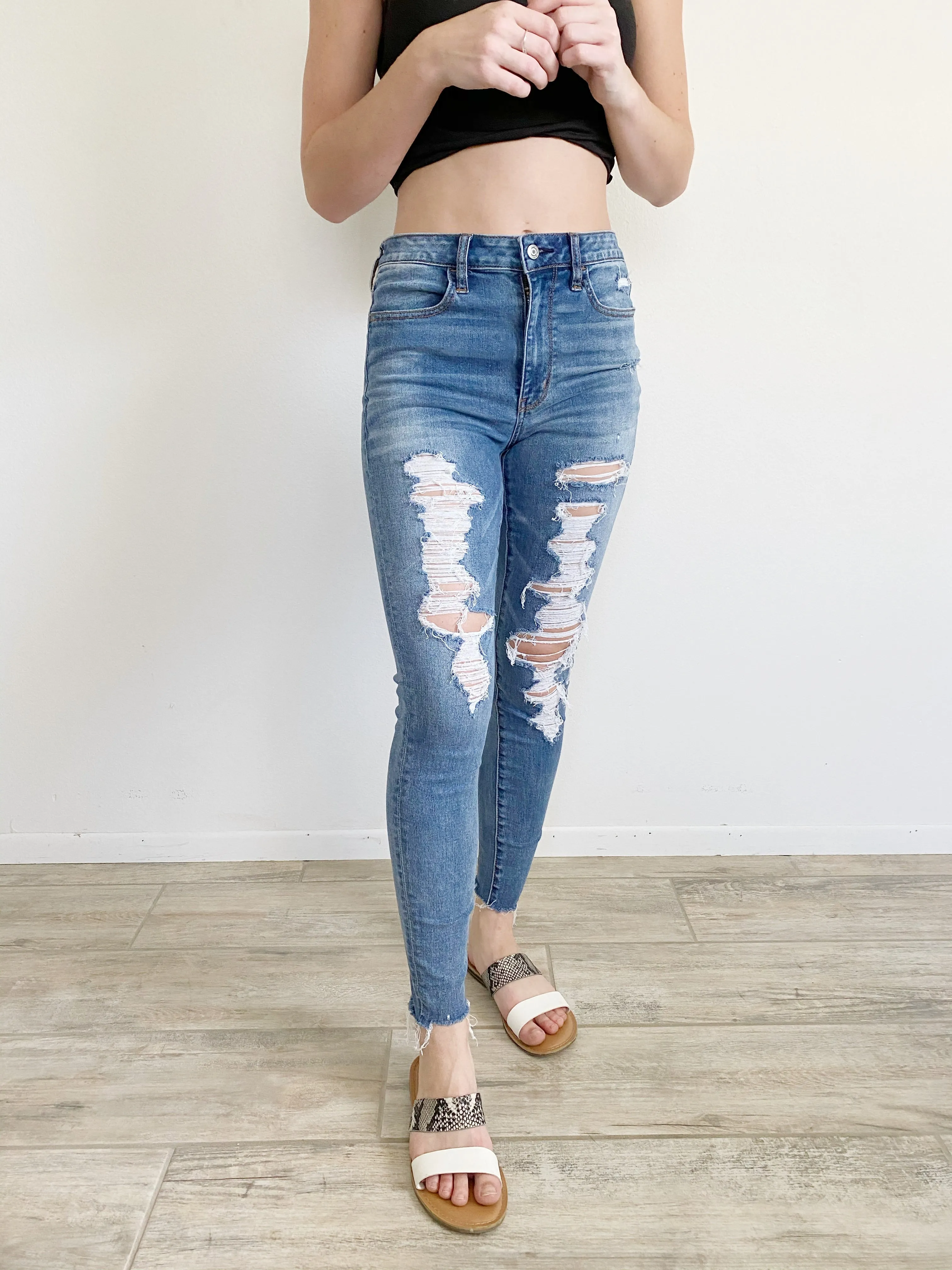 American Eagle Hi-Rise Jeggings 6 Regular