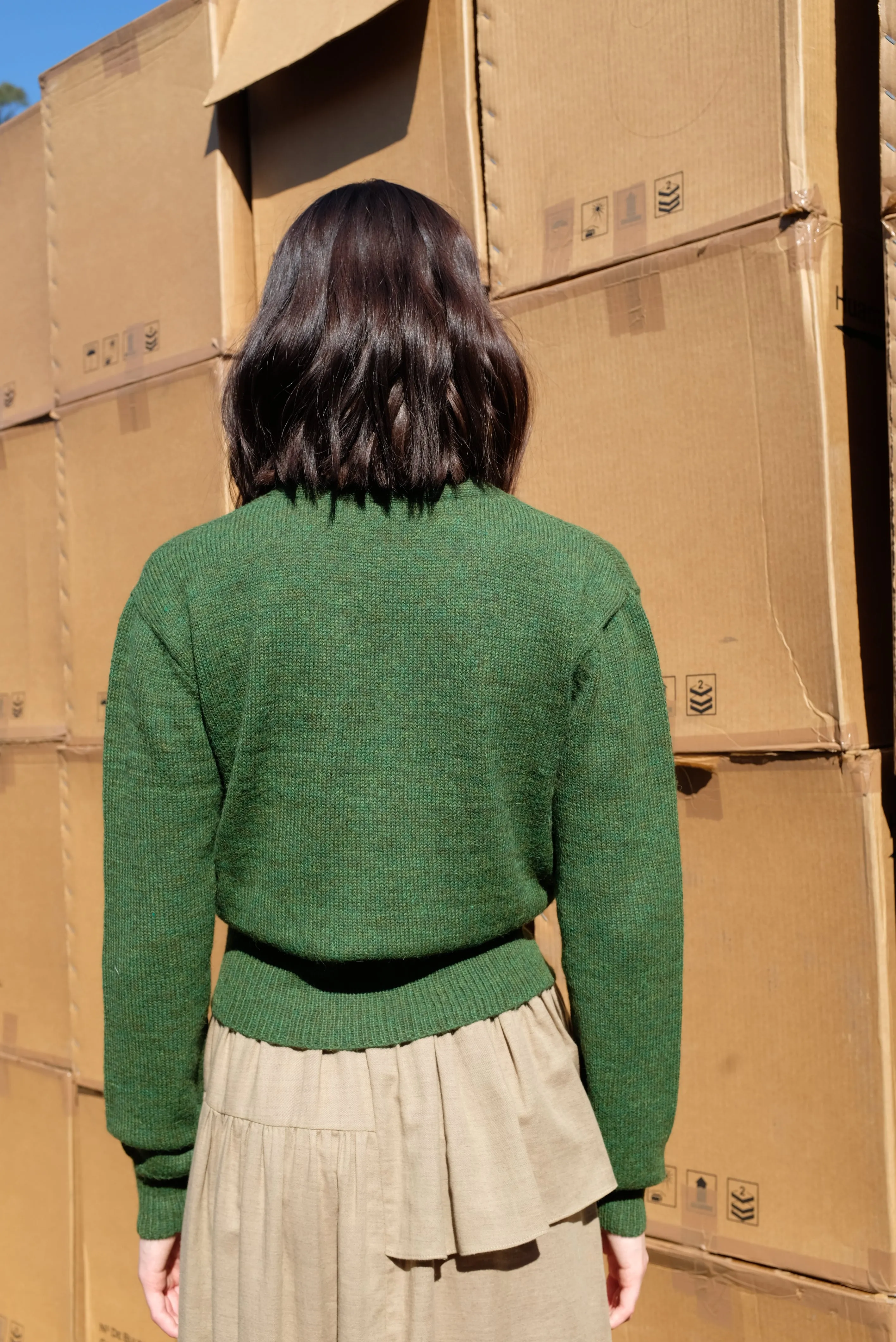 Beklina Alpaca Cardigan Sweater Fauna