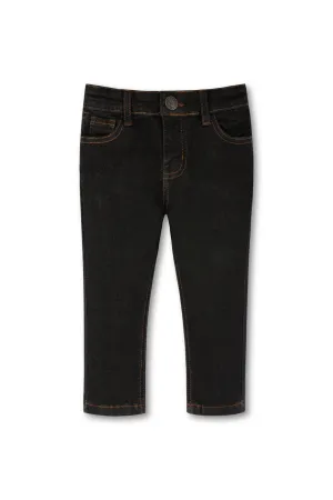 Boys Black Stretchable Denim Jeans