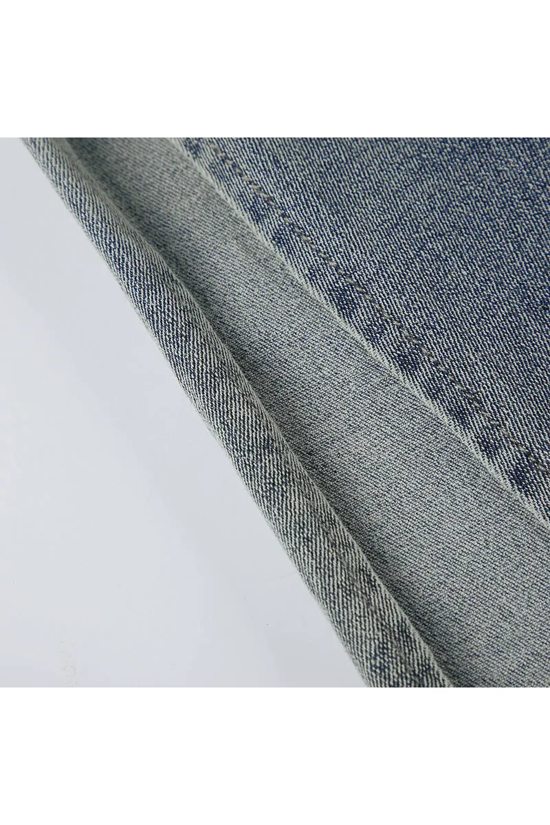 BQ3250 Halter Denim Tail Dress