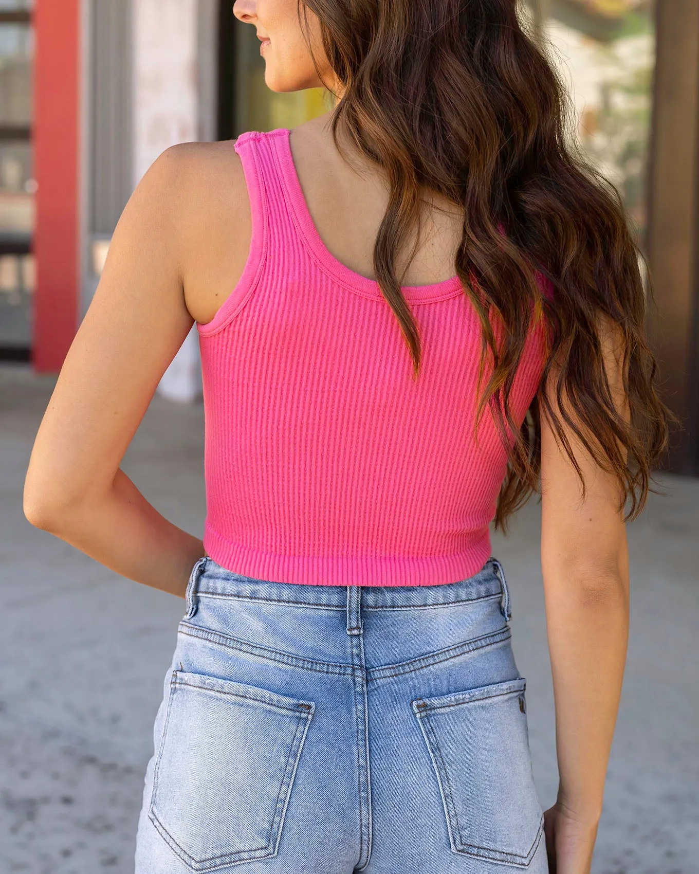 Brami Scoop Neck Hot Pink - FINAL SALE