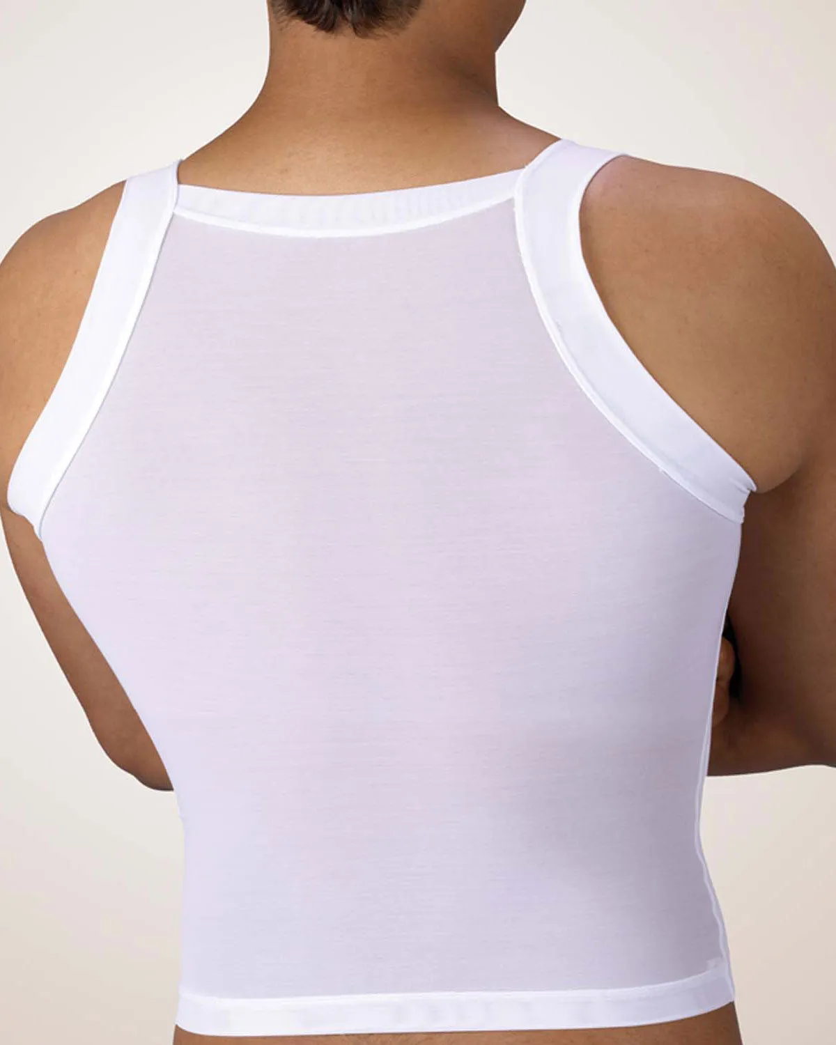 Design Veronique Male Zippered Compression Tank Top