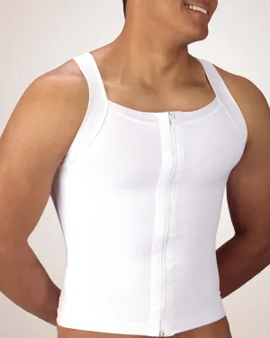 Design Veronique Male Zippered Compression Tank Top