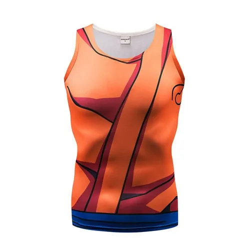 Dragon Workout Tank Orange