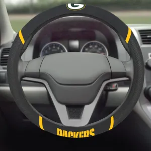 Fanmats Green Bay Packers Embroidered Steering Wheel Cover