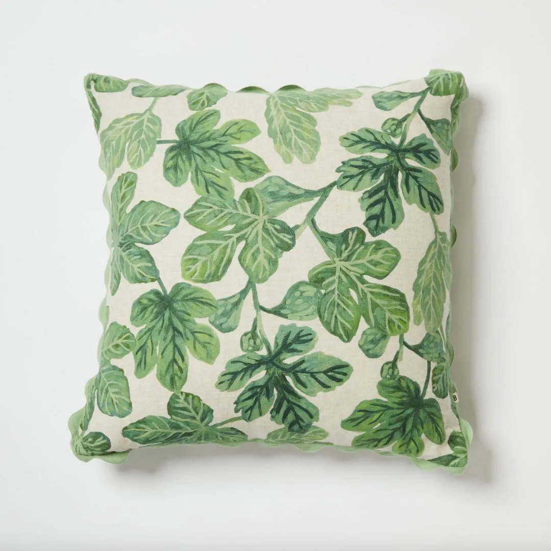 Fig Green Cushion | 60cm