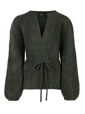 Fredrikke Chunky Cardigan - Army
