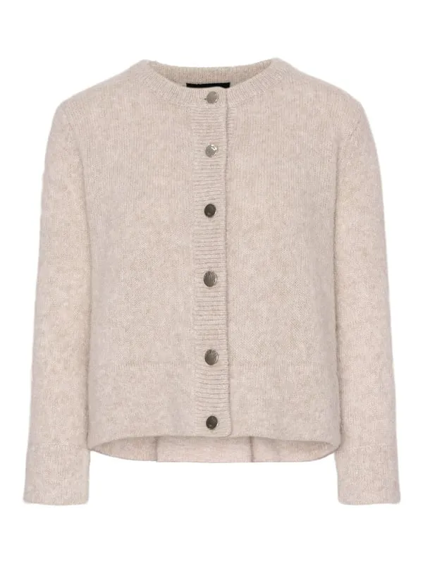 Iris Mohair Cardigan - Beige