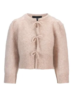 Ivy Chunky Cardigan - Beige Melange