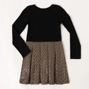 Jacquard lurex party dress