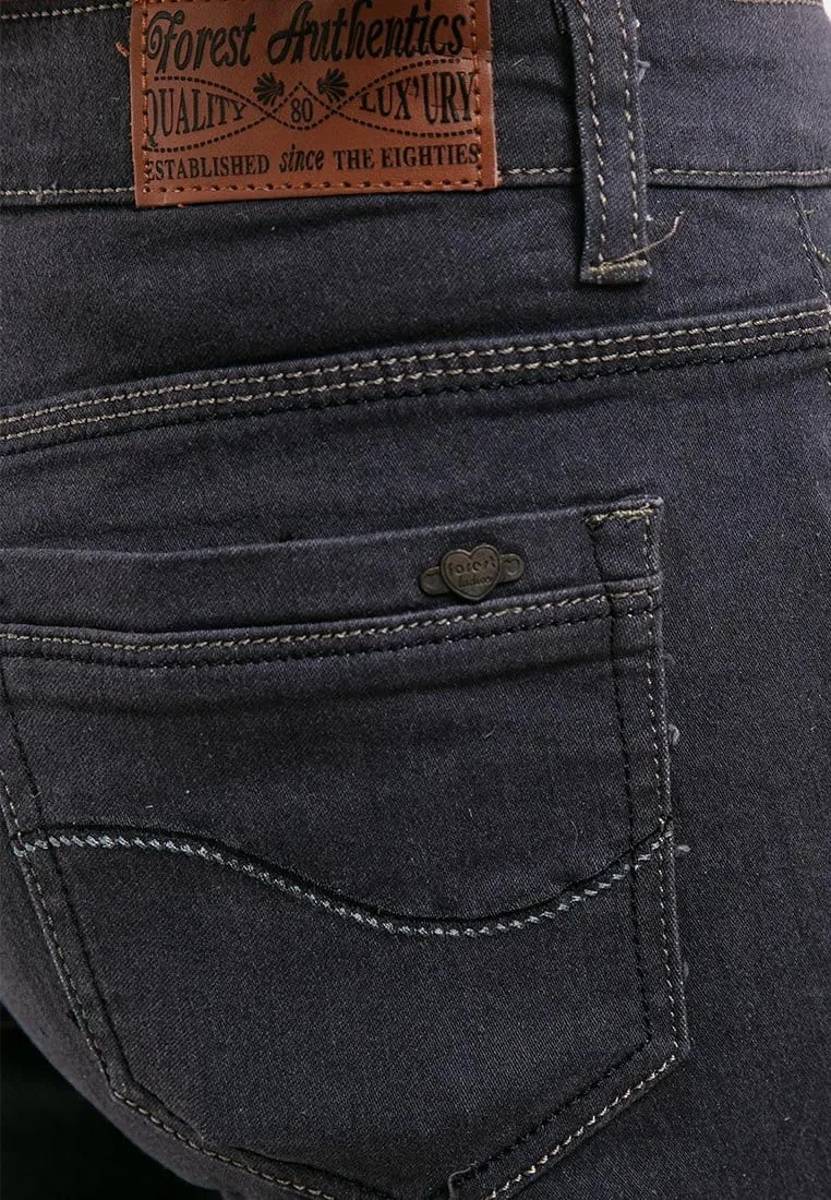 Ladies Straight Cut Stretchable Denim Jeans - 810360
