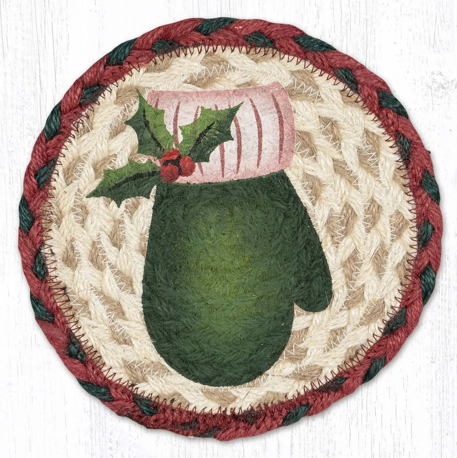 LC-875 Green Mitten 7" Trivet