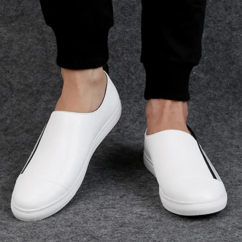 Men's Casual Genuine Leather Slip-Ons | Plus Size