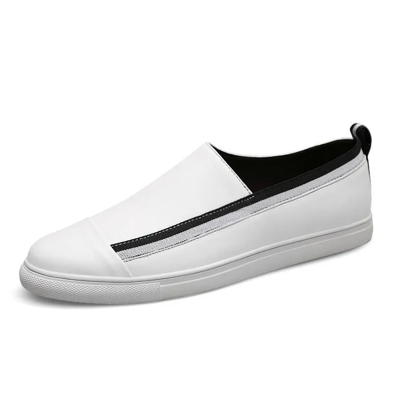 Men's Casual Genuine Leather Slip-Ons | Plus Size