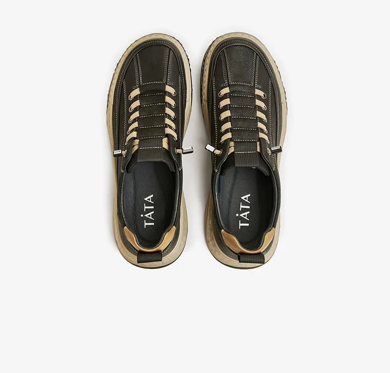 Men's Fashion Leather Sneakers