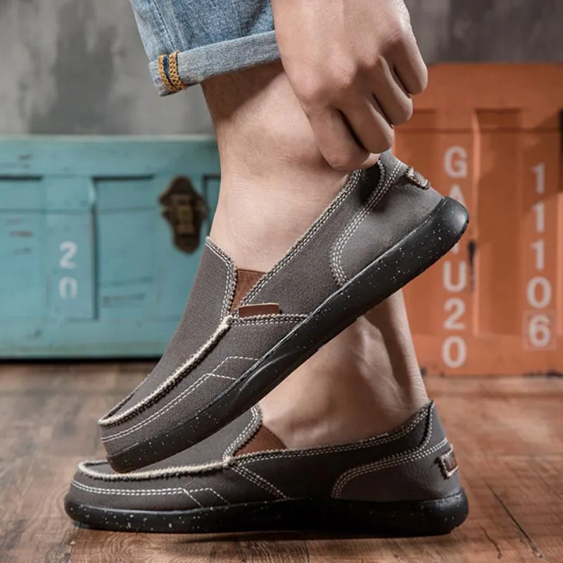 Men's Spring/Autumn Casual Canvas Breathable Shoes