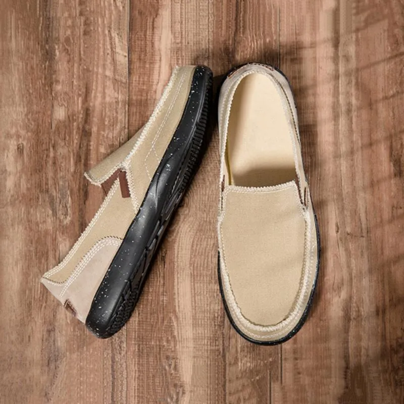Men's Spring/Autumn Casual Canvas Breathable Shoes