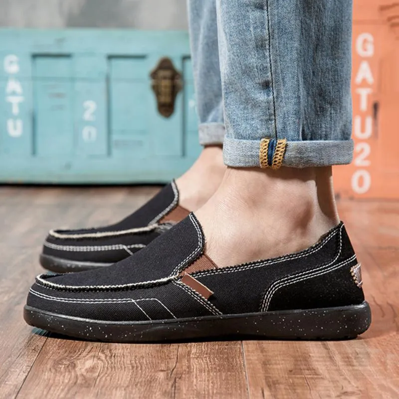 Men's Spring/Autumn Casual Canvas Breathable Shoes