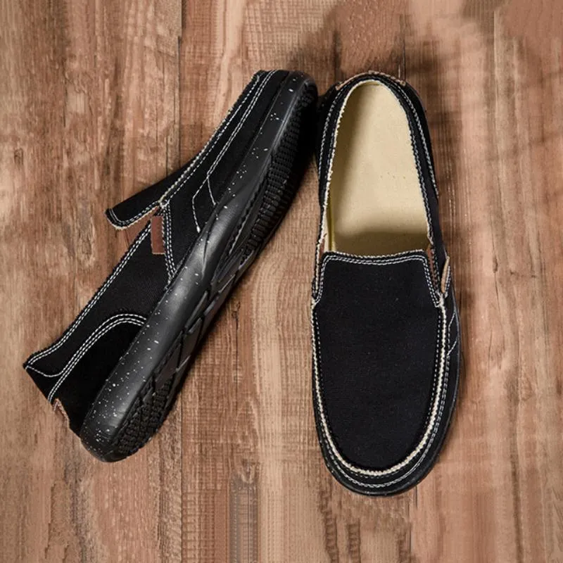 Men's Spring/Autumn Casual Canvas Breathable Shoes