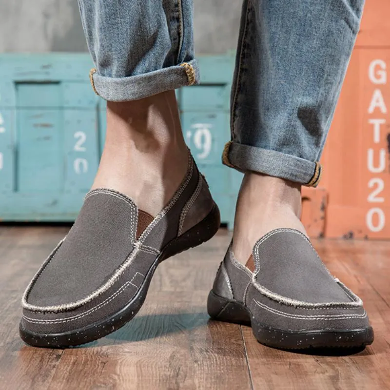 Men's Spring/Autumn Casual Canvas Breathable Shoes