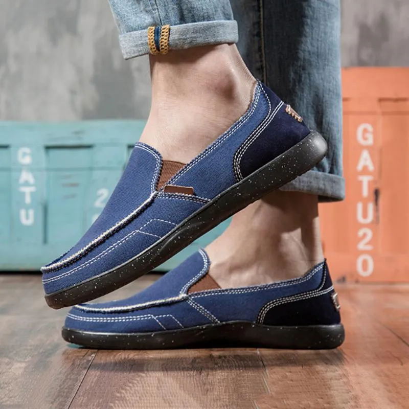 Men's Spring/Autumn Casual Canvas Breathable Shoes