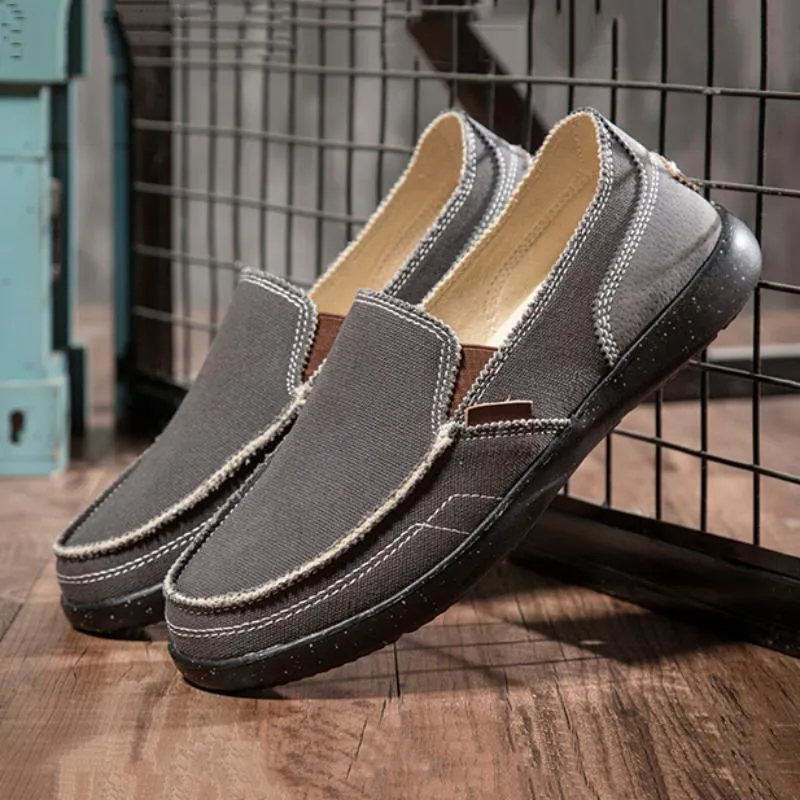 Men's Spring/Autumn Casual Canvas Breathable Shoes