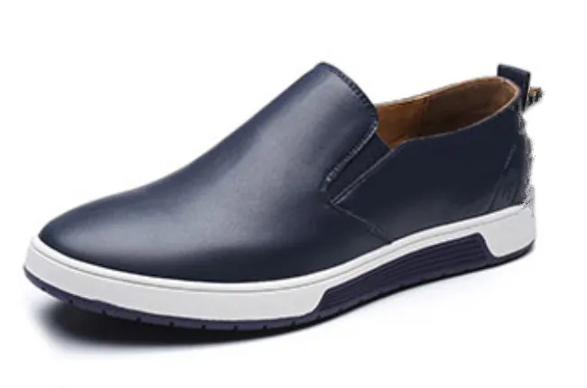 Men's Spring/Summer Leather Slip-Ons