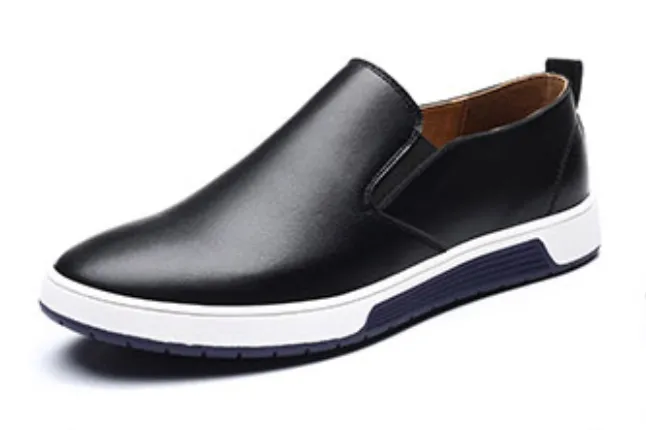 Men's Spring/Summer Leather Slip-Ons