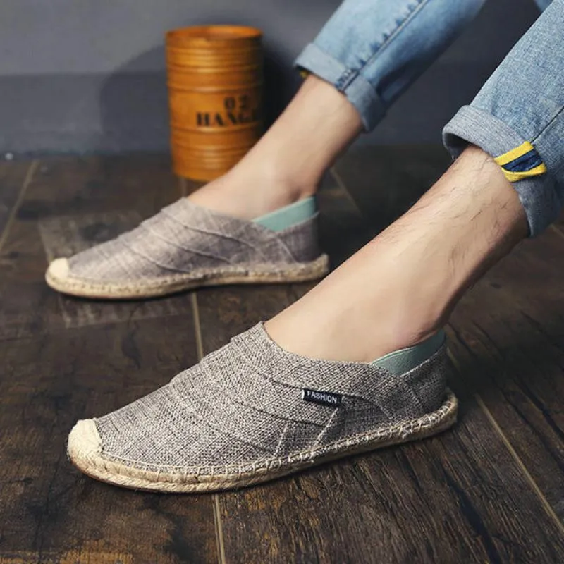 Men's Summer Casual Breathable Linen Shoes
