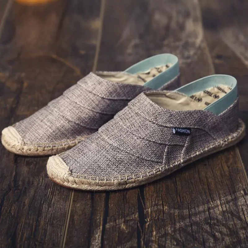 Men's Summer Casual Breathable Linen Shoes