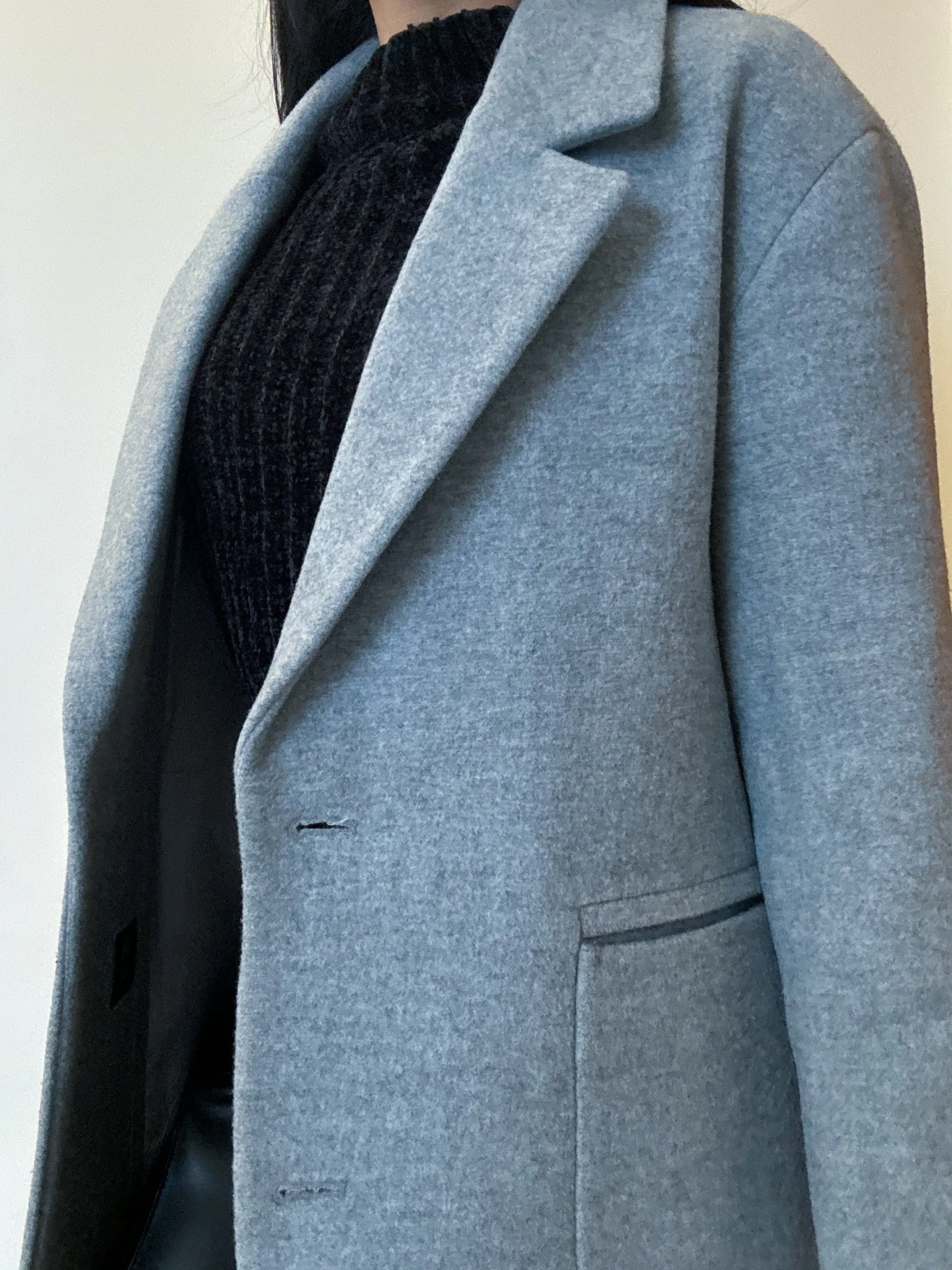 Mint Blue Coat (Australian Merino Wool)