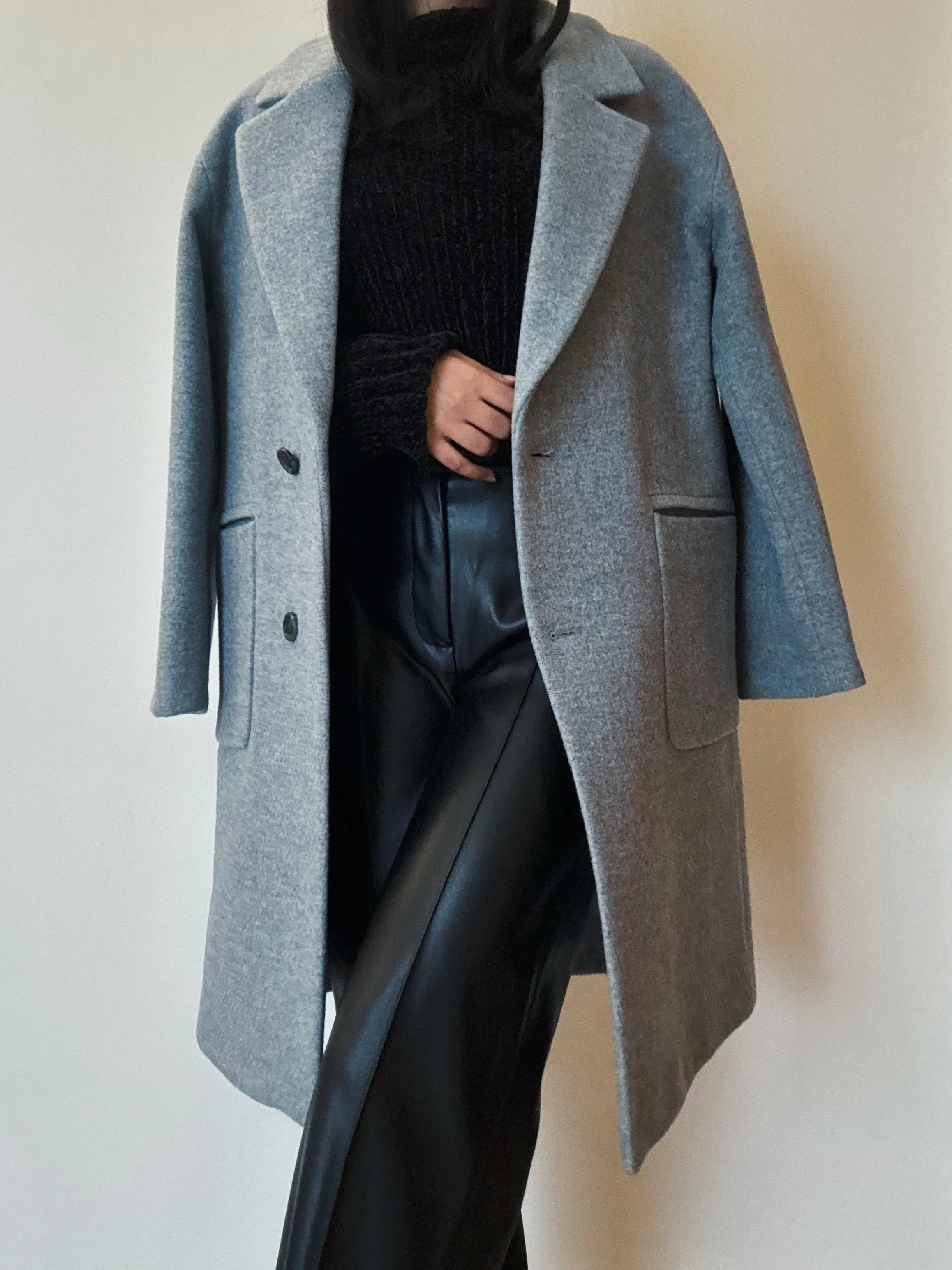 Mint Blue Coat (Australian Merino Wool)