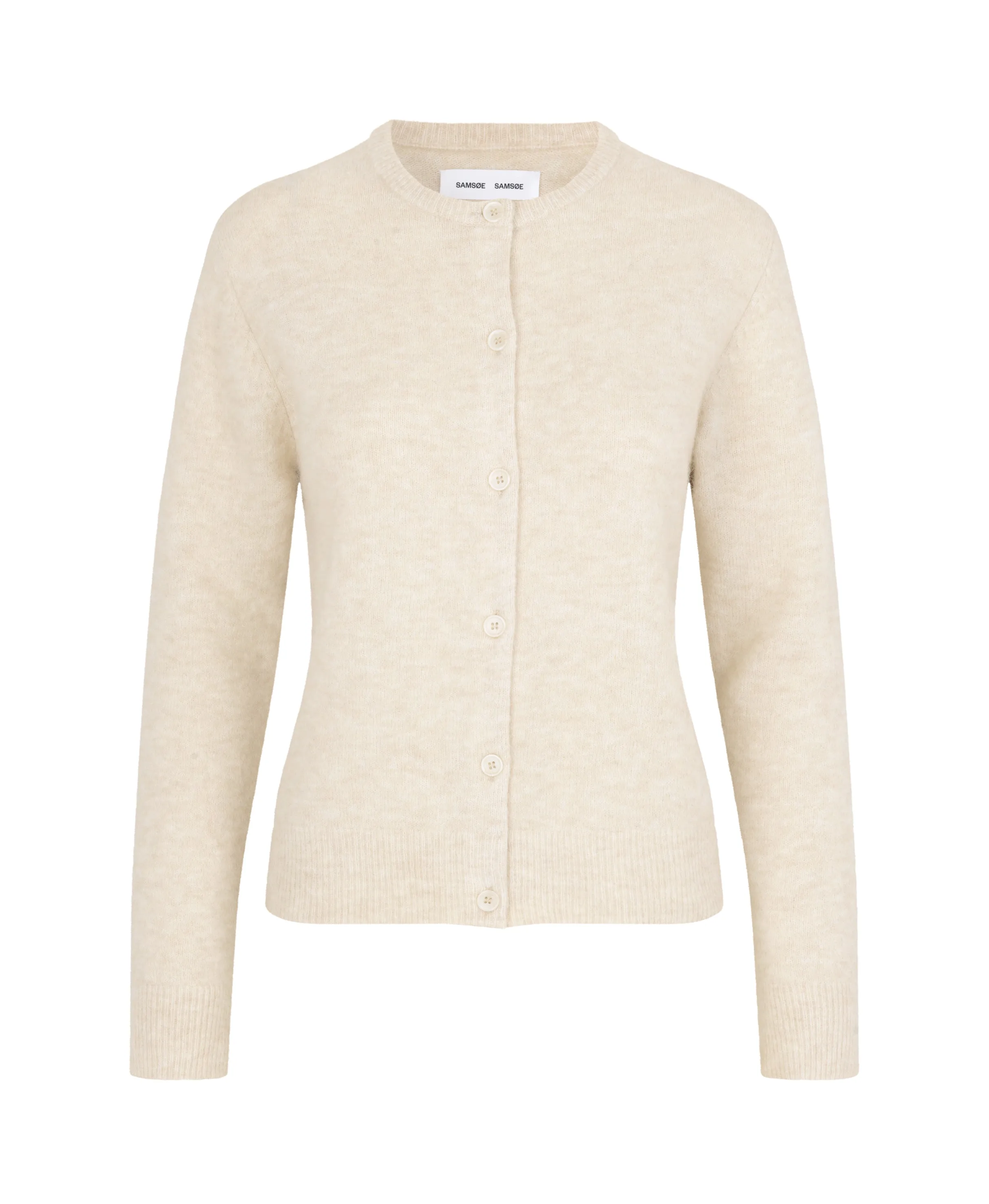 Nor Short Cardigan - Eggnog Mel.