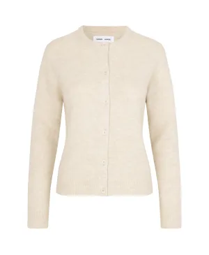 Nor Short Cardigan - Eggnog Mel.