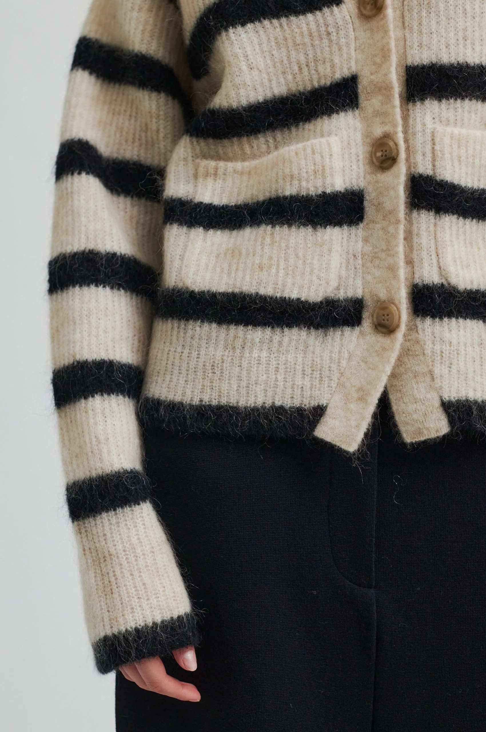 Ovalis Knit Wide Sleeve Cardigan - Brazilian Sand