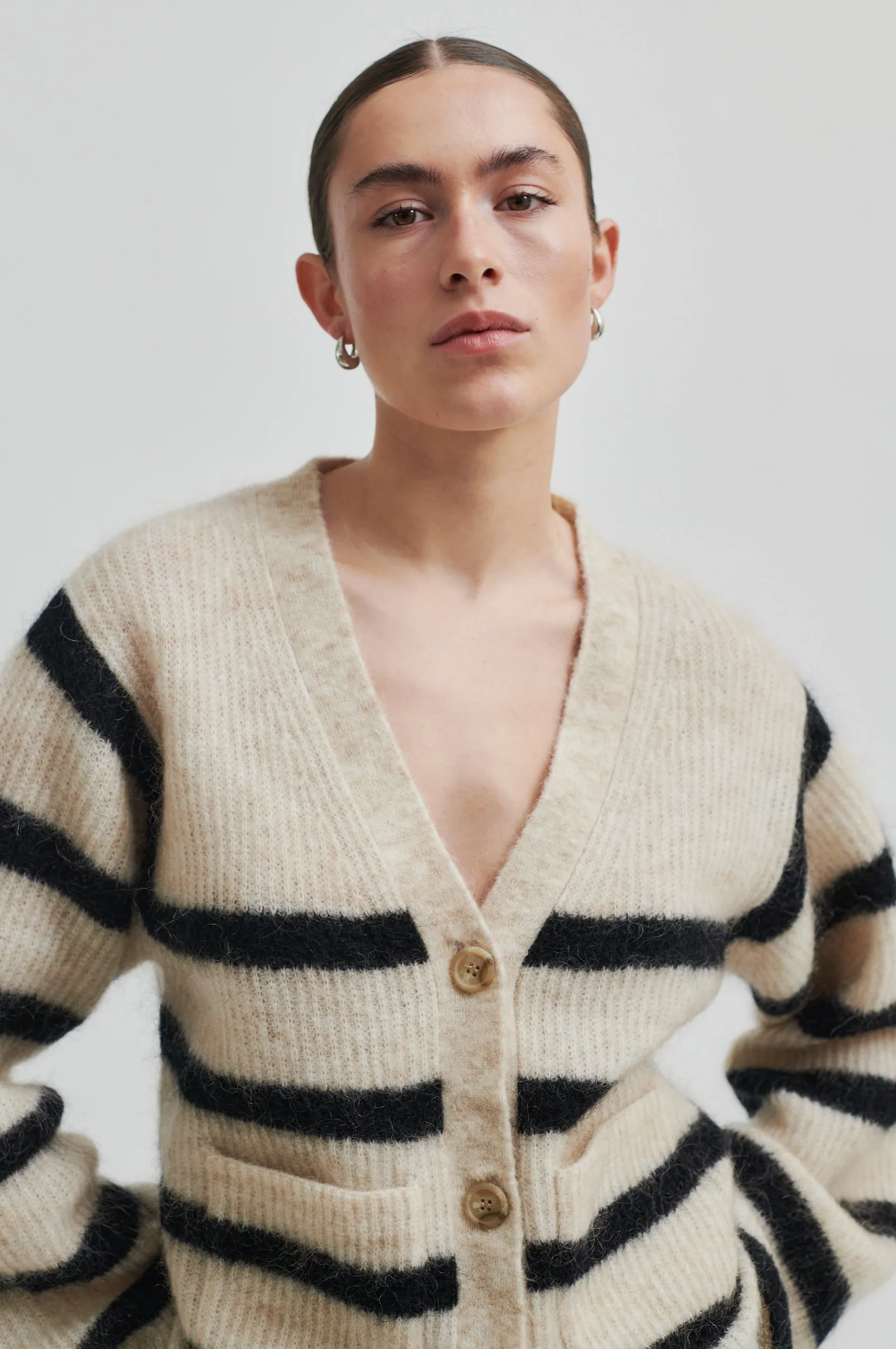 Ovalis Knit Wide Sleeve Cardigan - Brazilian Sand