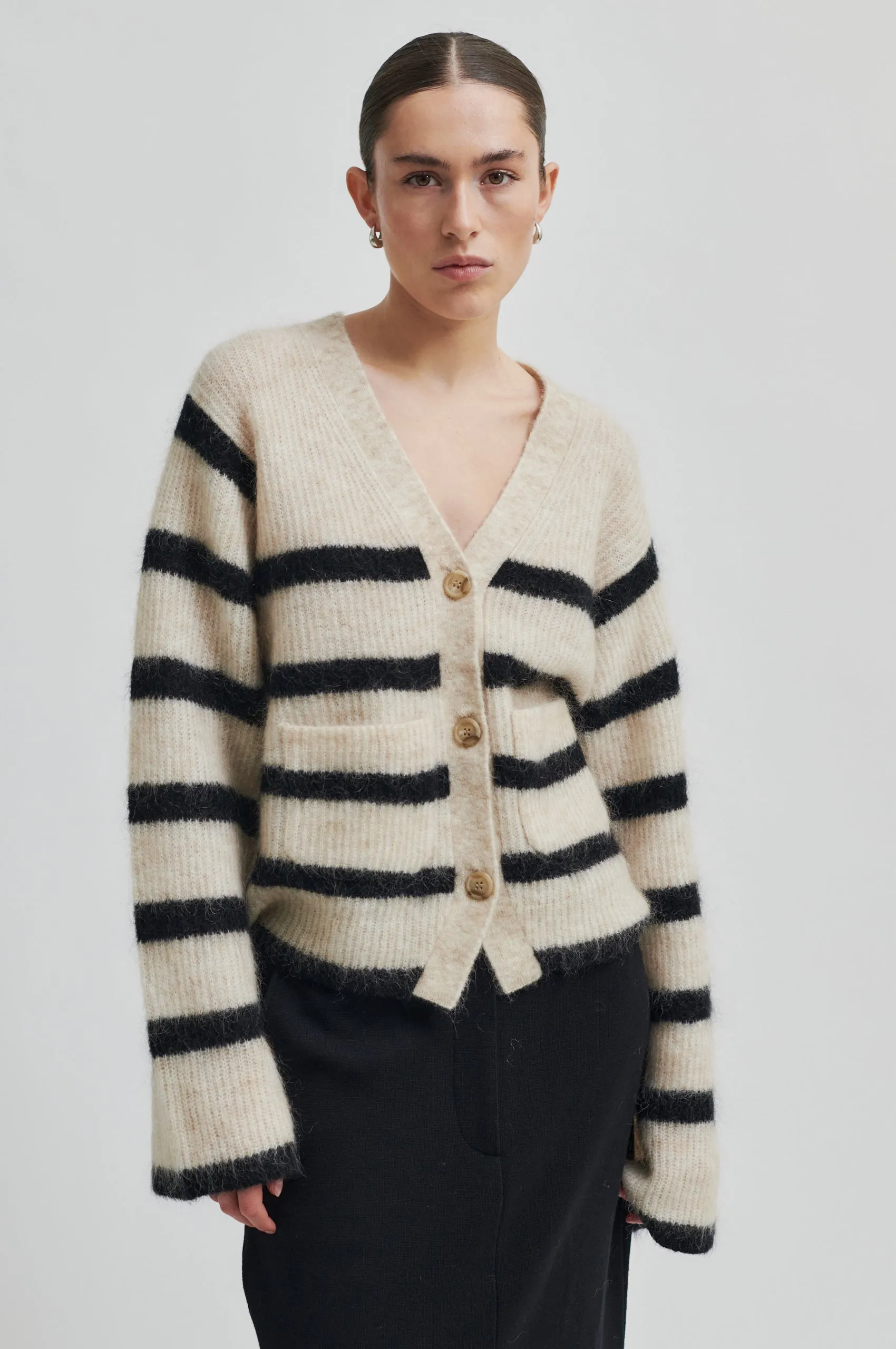 Ovalis Knit Wide Sleeve Cardigan - Brazilian Sand