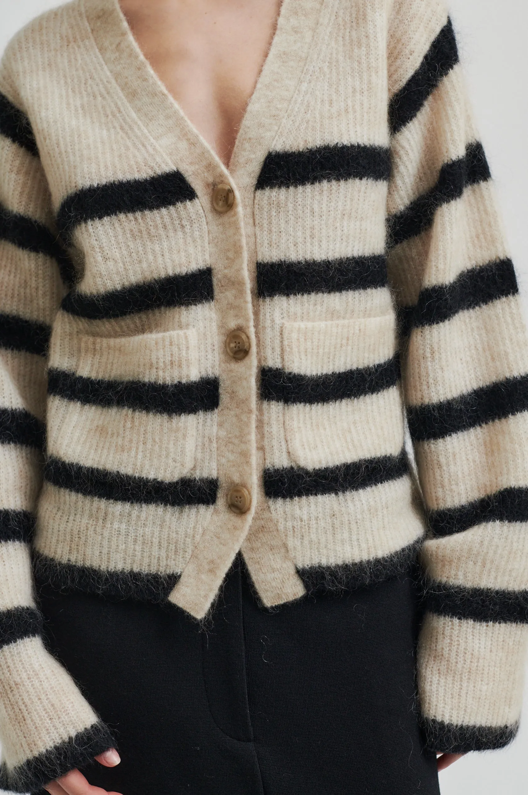 Ovalis Knit Wide Sleeve Cardigan - Brazilian Sand