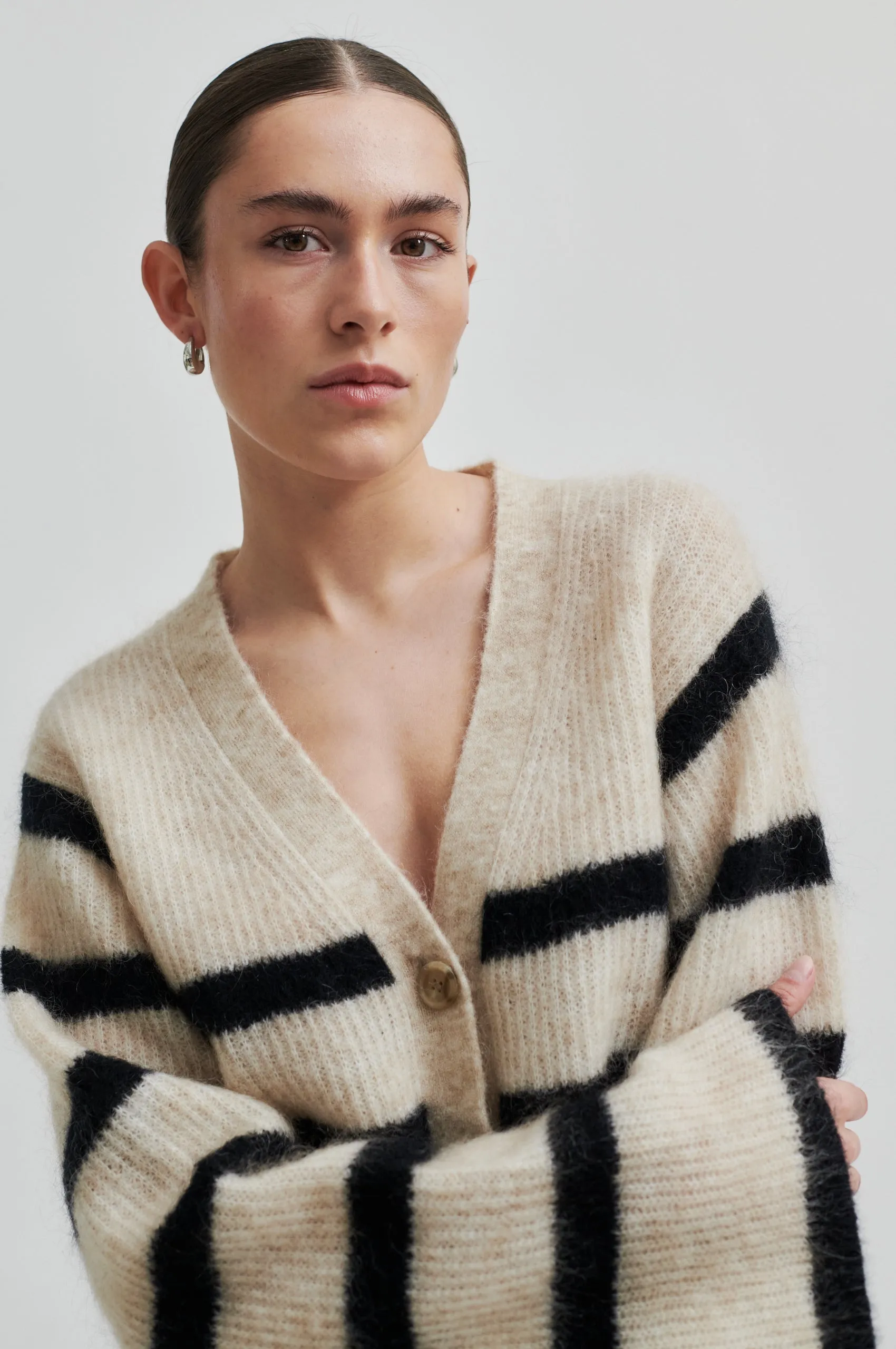 Ovalis Knit Wide Sleeve Cardigan - Brazilian Sand