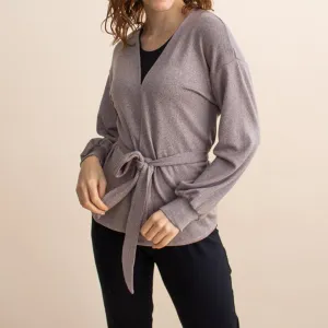Sample Sale: The Comfy Puff Sleeve Cardigan Belt