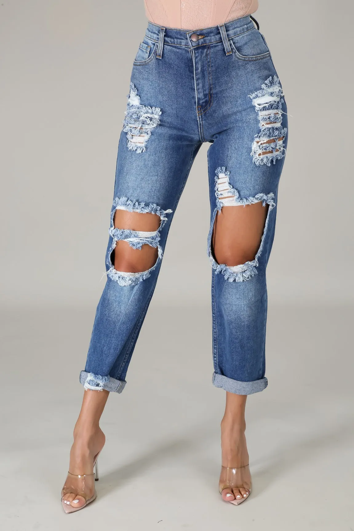 Say Yes To Distress Jeans