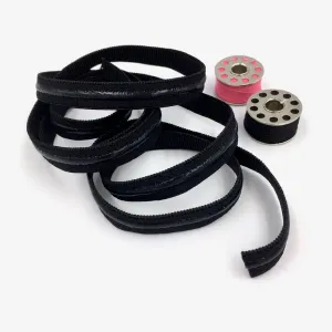 Silicone Grip Elastic 10mm Black
