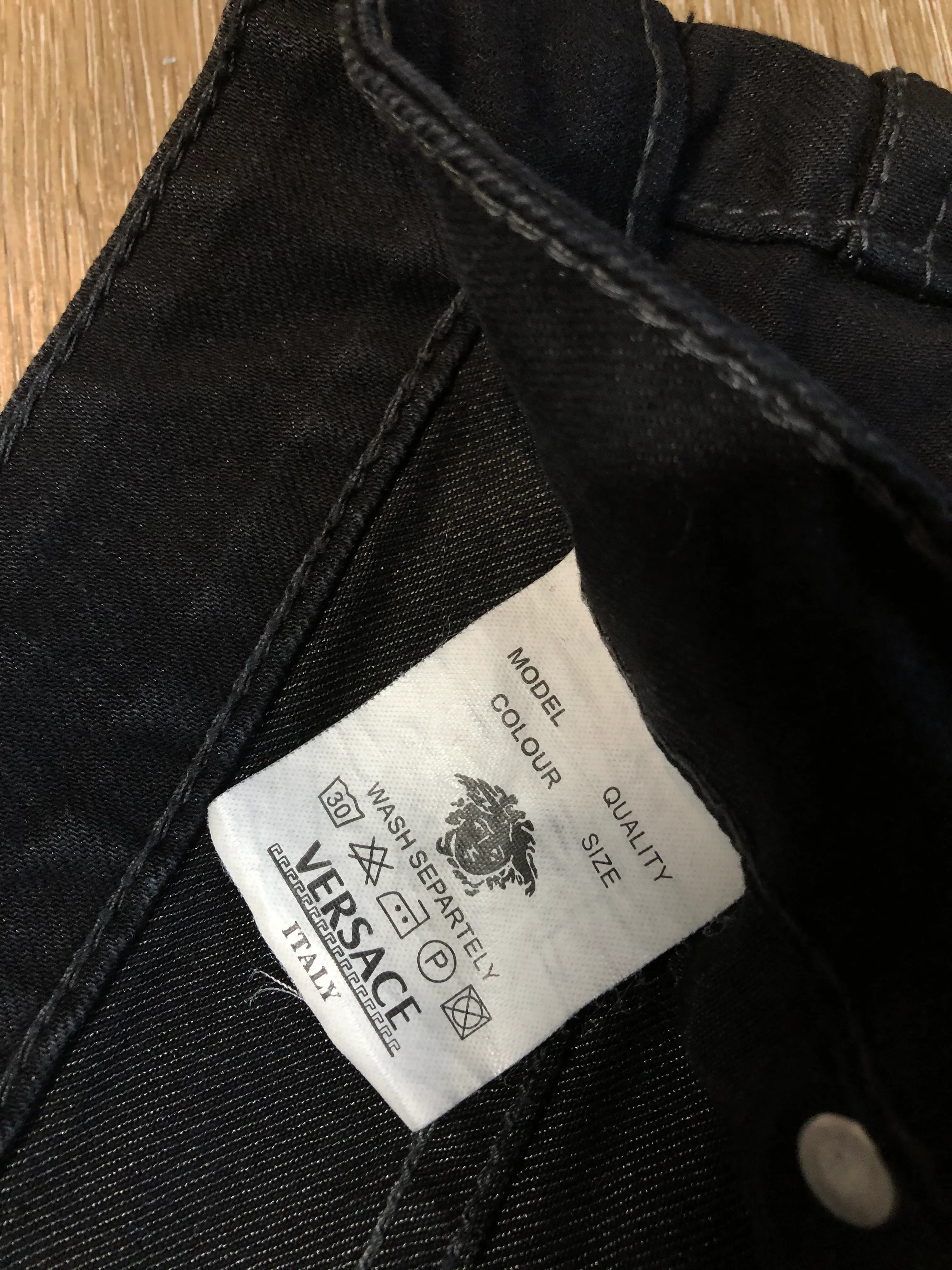 Versace Black Skinny Jeans
