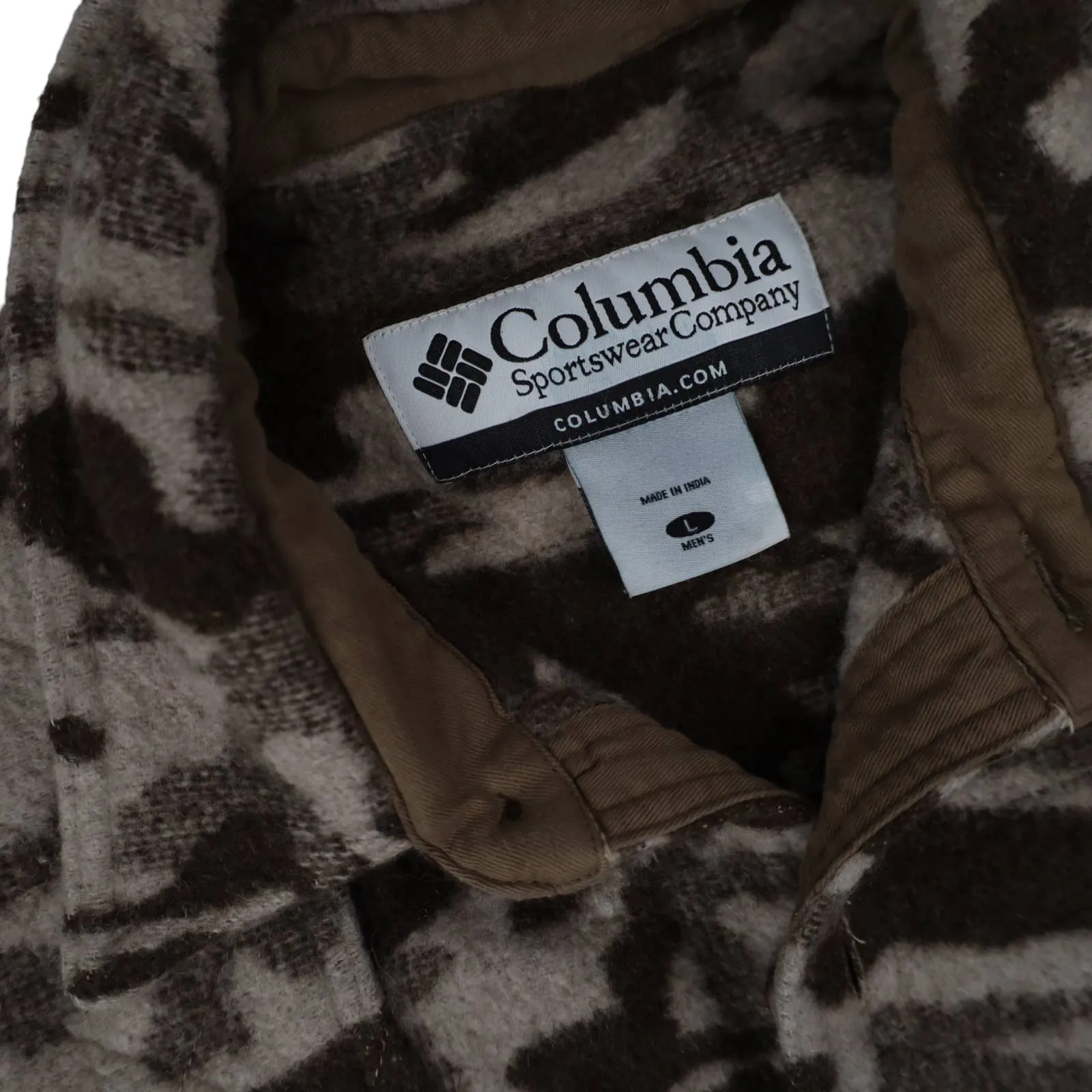 Vintage Columbia Sportswear Heavy Wool Blend Hunting Coat - L