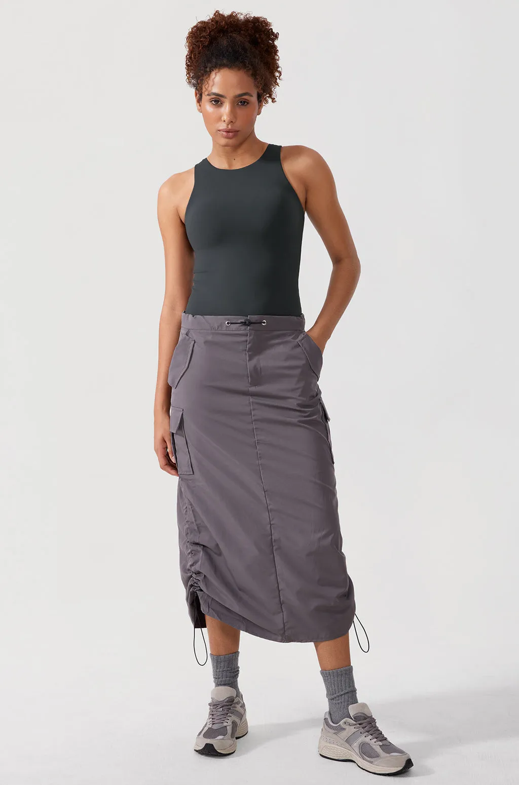 Waist Length Racerback Tank Top
