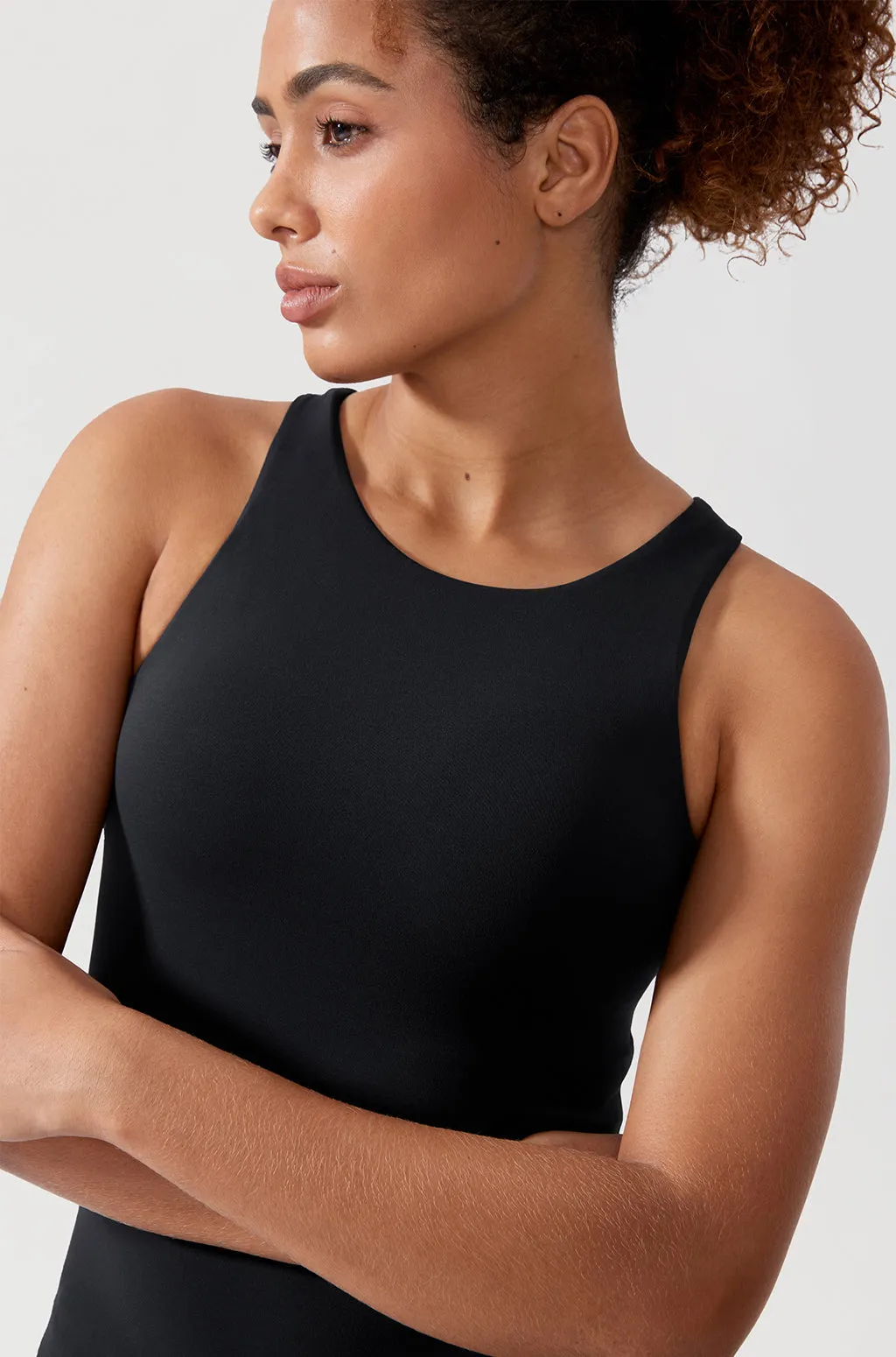 Waist Length Racerback Tank Top