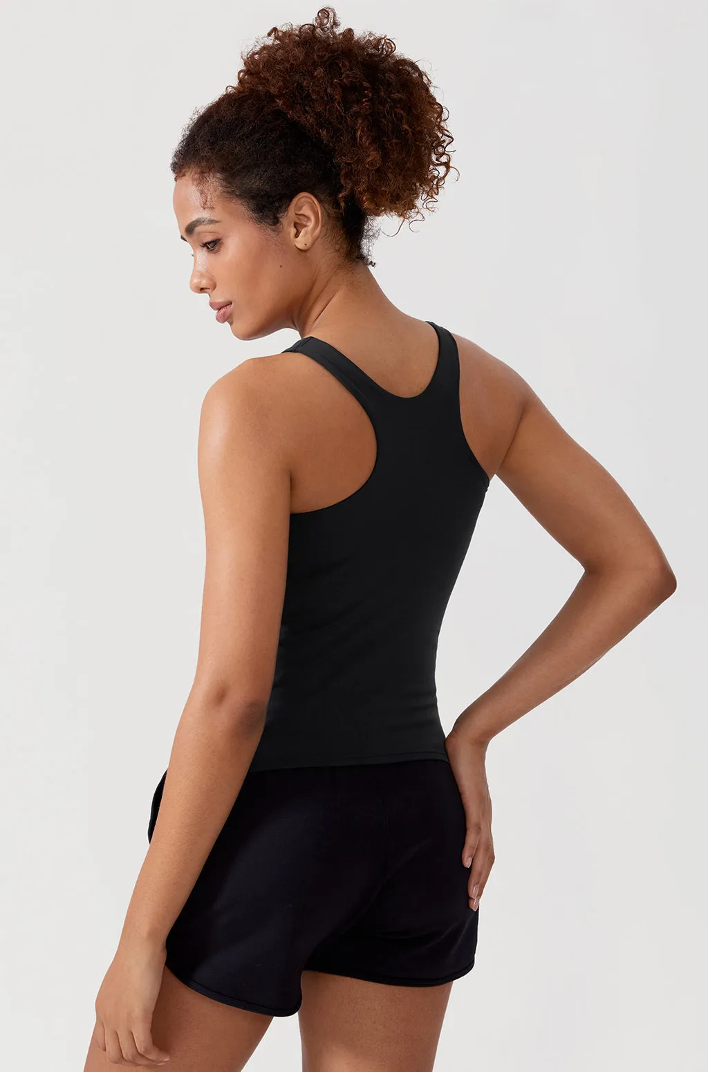 Waist Length Racerback Tank Top