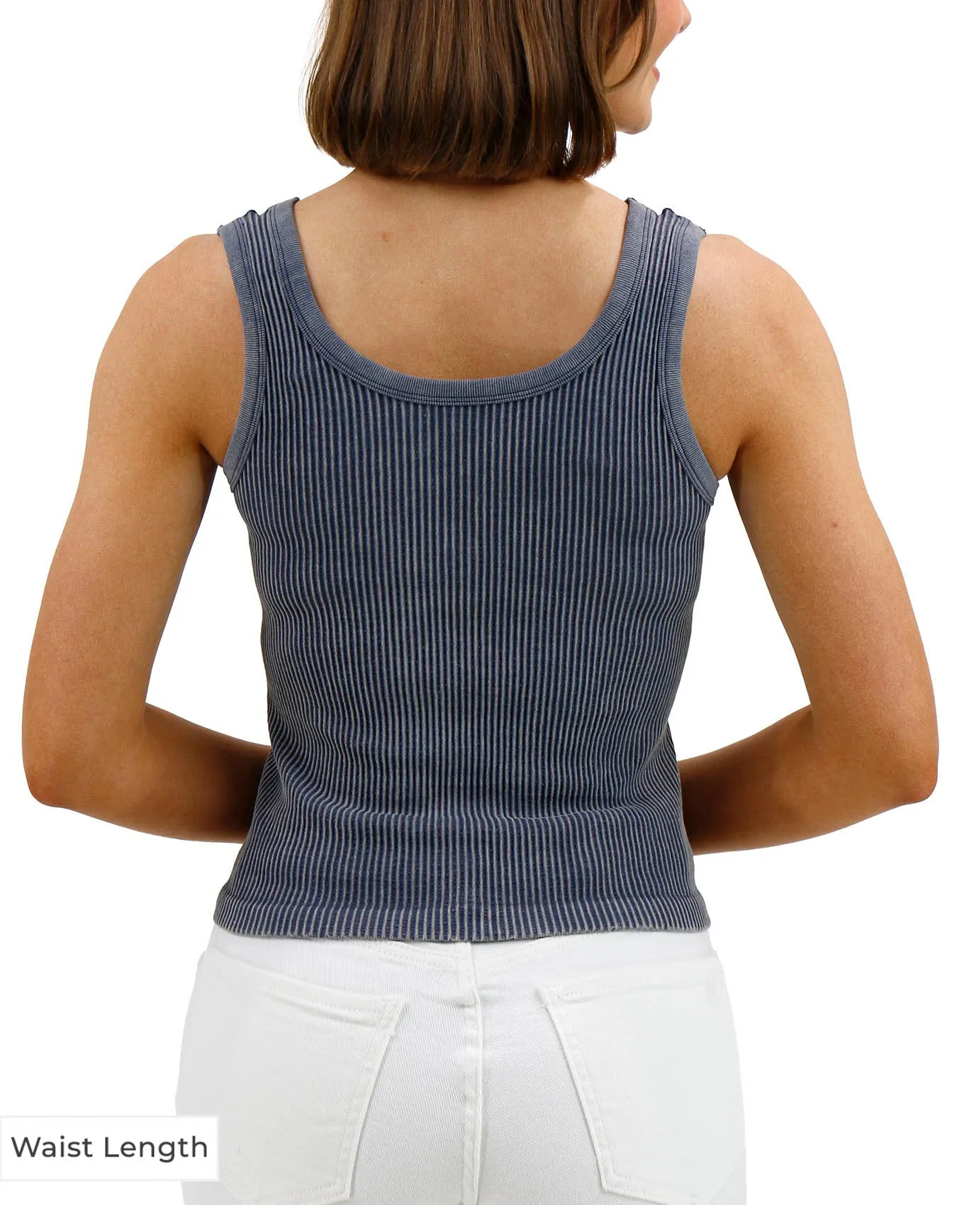 Washed Denim Brami Tank